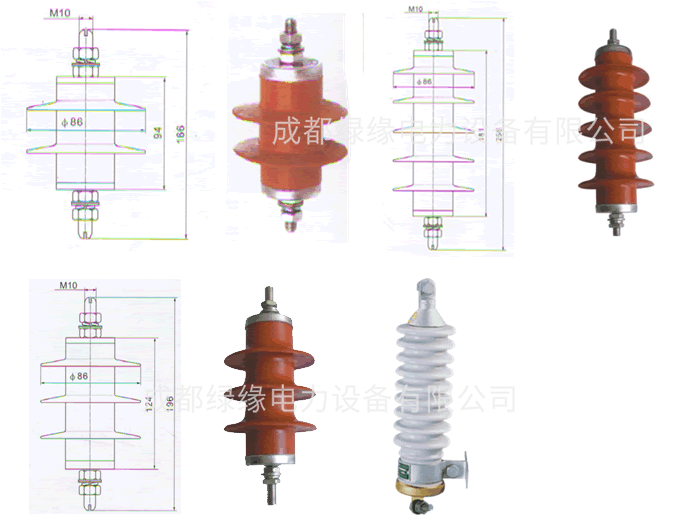 HY5WS-5/15、HY5WS-3.8/15配電型避雷器